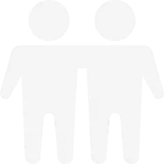 Ilustrace dvou lidí, kteří se drží kolem ramen.